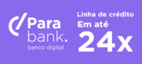 Marca do Banco Parabank - Limite de Crédito em até 24 vezes.